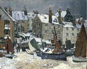Hayley Lever Winter, St. Ives painting